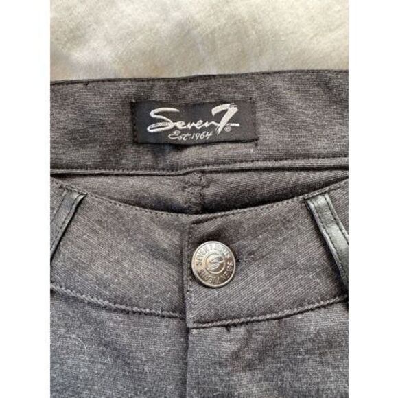 Seven 7 Dark Grey Stretch Jeggings Ladies Size 2 - Picture 5 of 5
